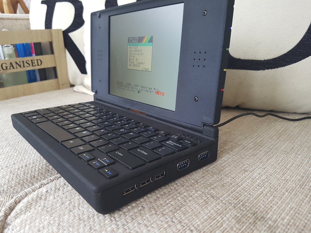 ZX Spectrum Next Laptop Finished