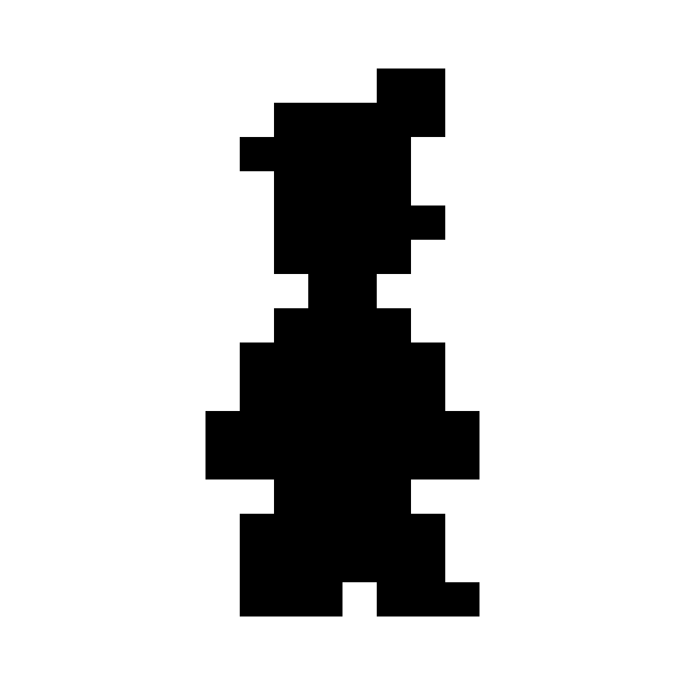The original video game character sprite in Manic Miner