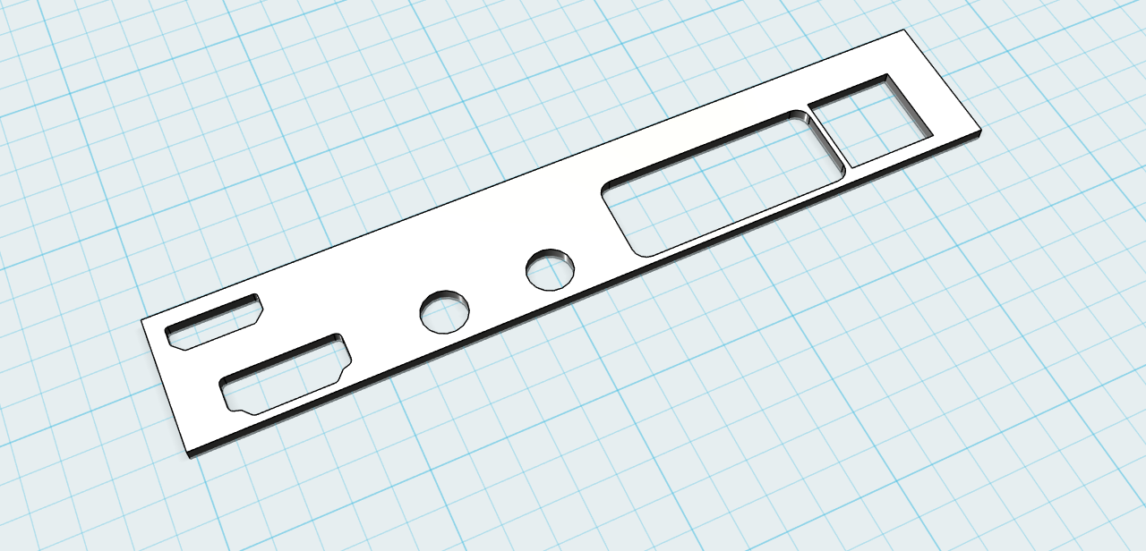 A new back panel to cover the Next sockets