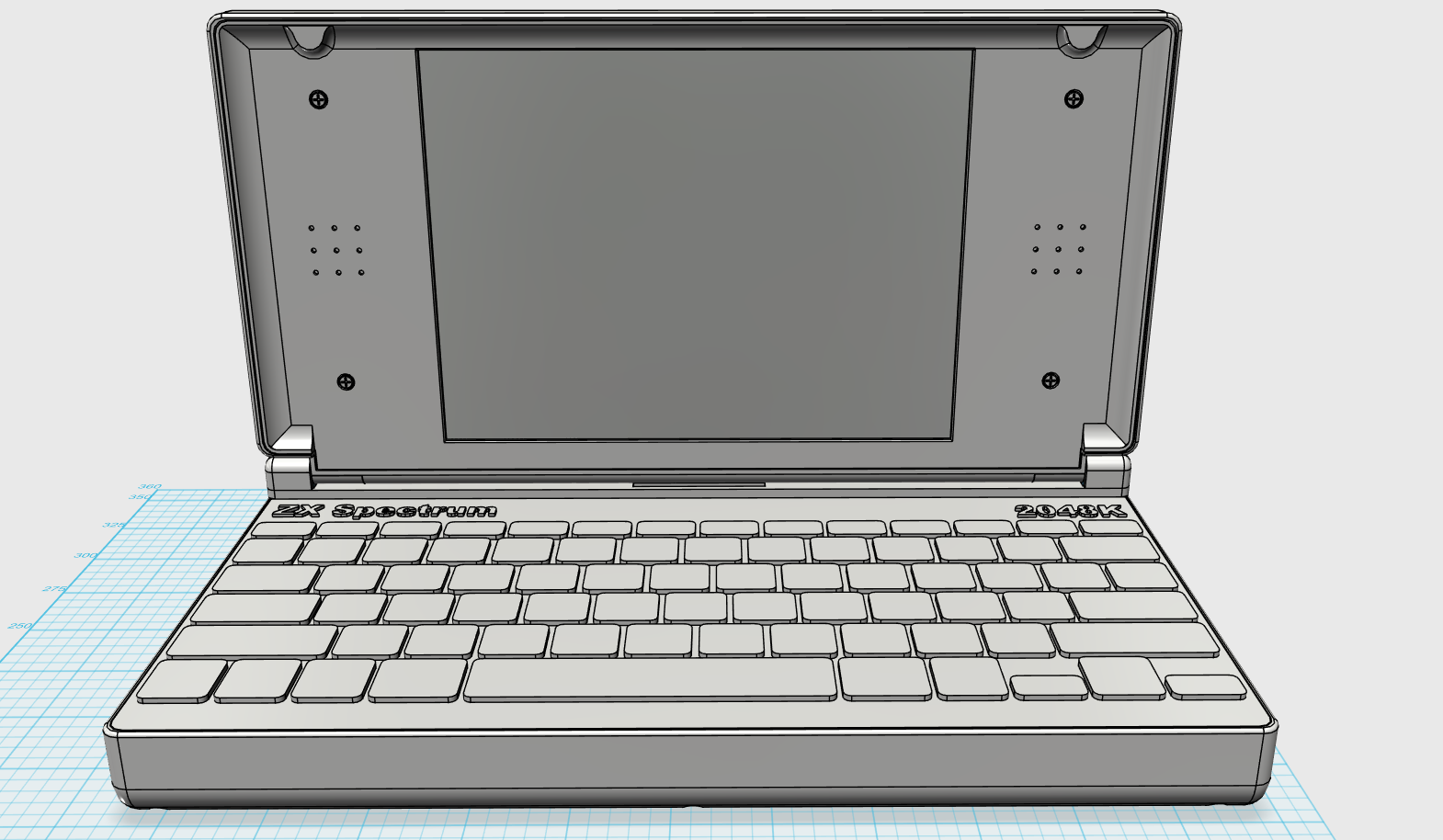 ZX Spectrum Next Laptop Design 1