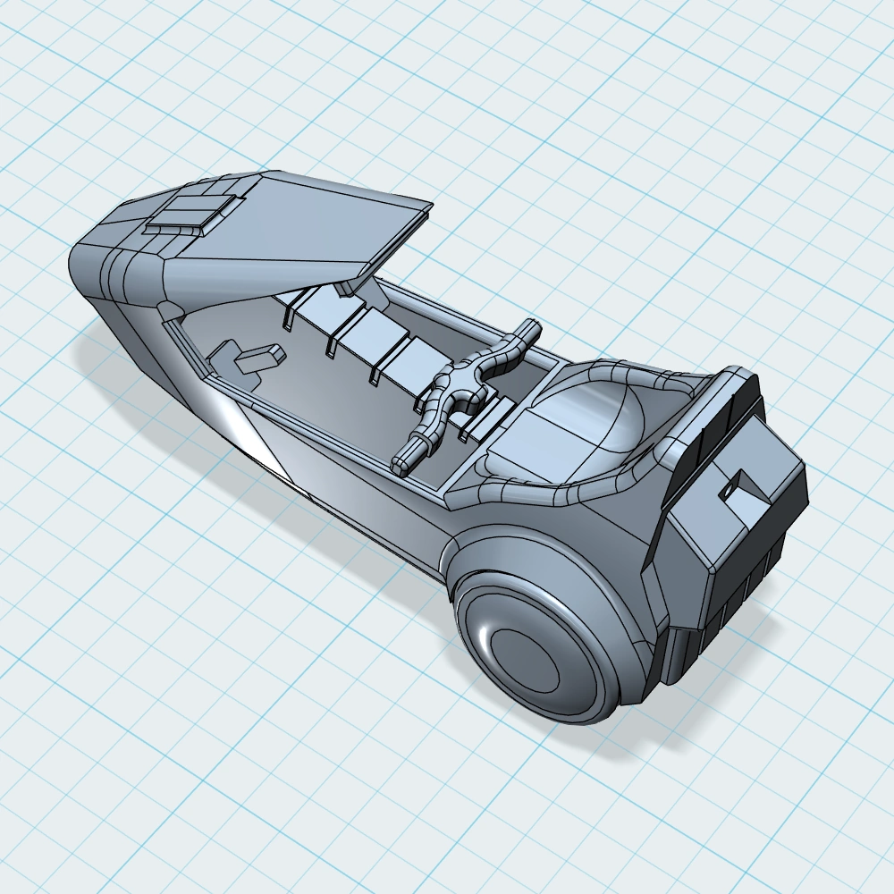 A Sinclair C5 3D Model