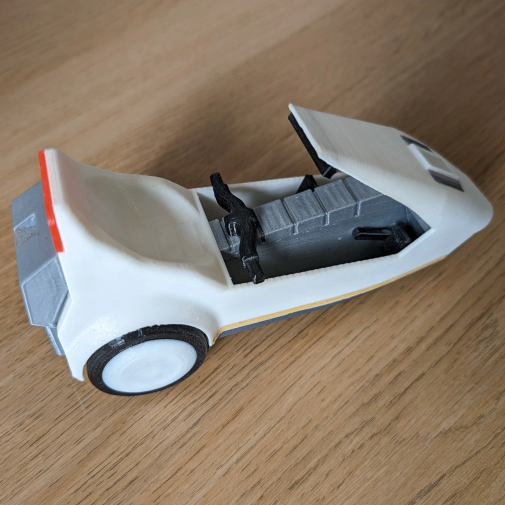 A Sinclair C5 3D Model fully 3D printed