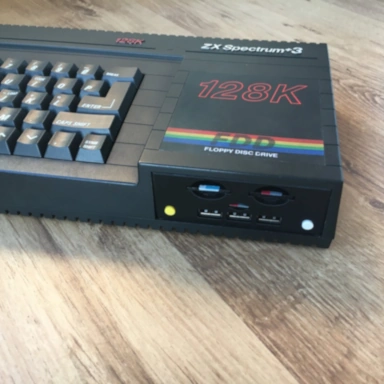 ZX Spectrum Next in a Spectrum +3 Case