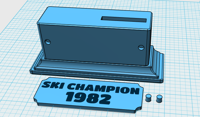 Horace Goes Skiing Design Trophy