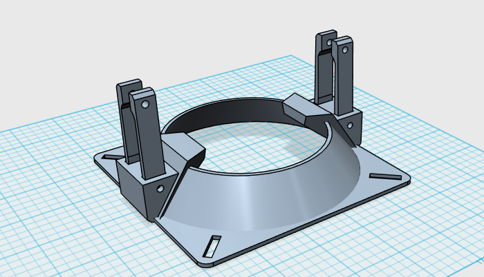 The Cooling Fan Bracket Design